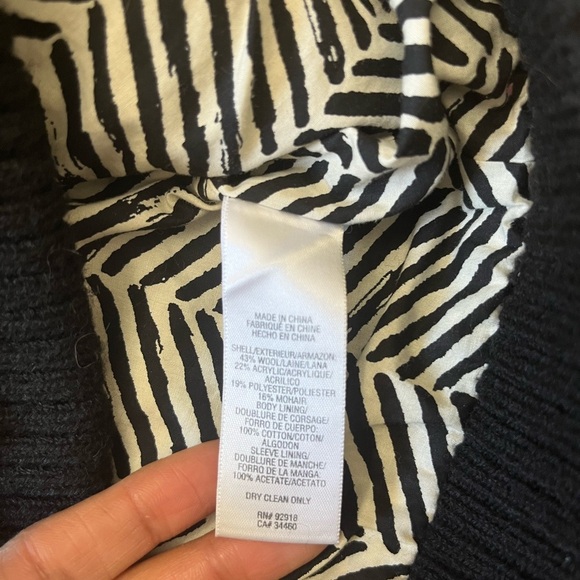 Juicy Couture Tweed Pea Coat w/ Faux Fur Collar S | Holiday Party Chic - Picture 13 of 15